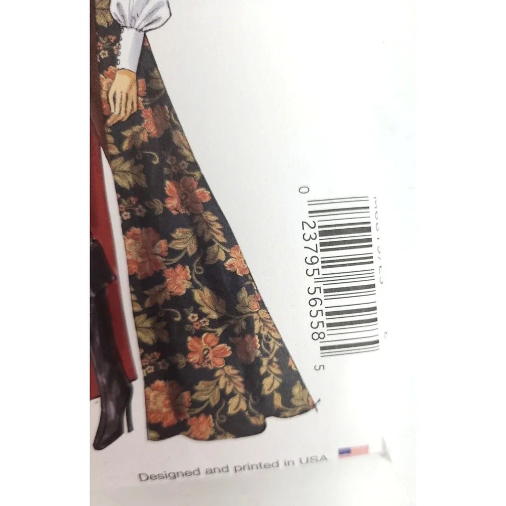 McCalls Costumes Sewing Pattrn M6819 Sz E5 14 16 18 20 22 Factory‎ Fold Uncut
